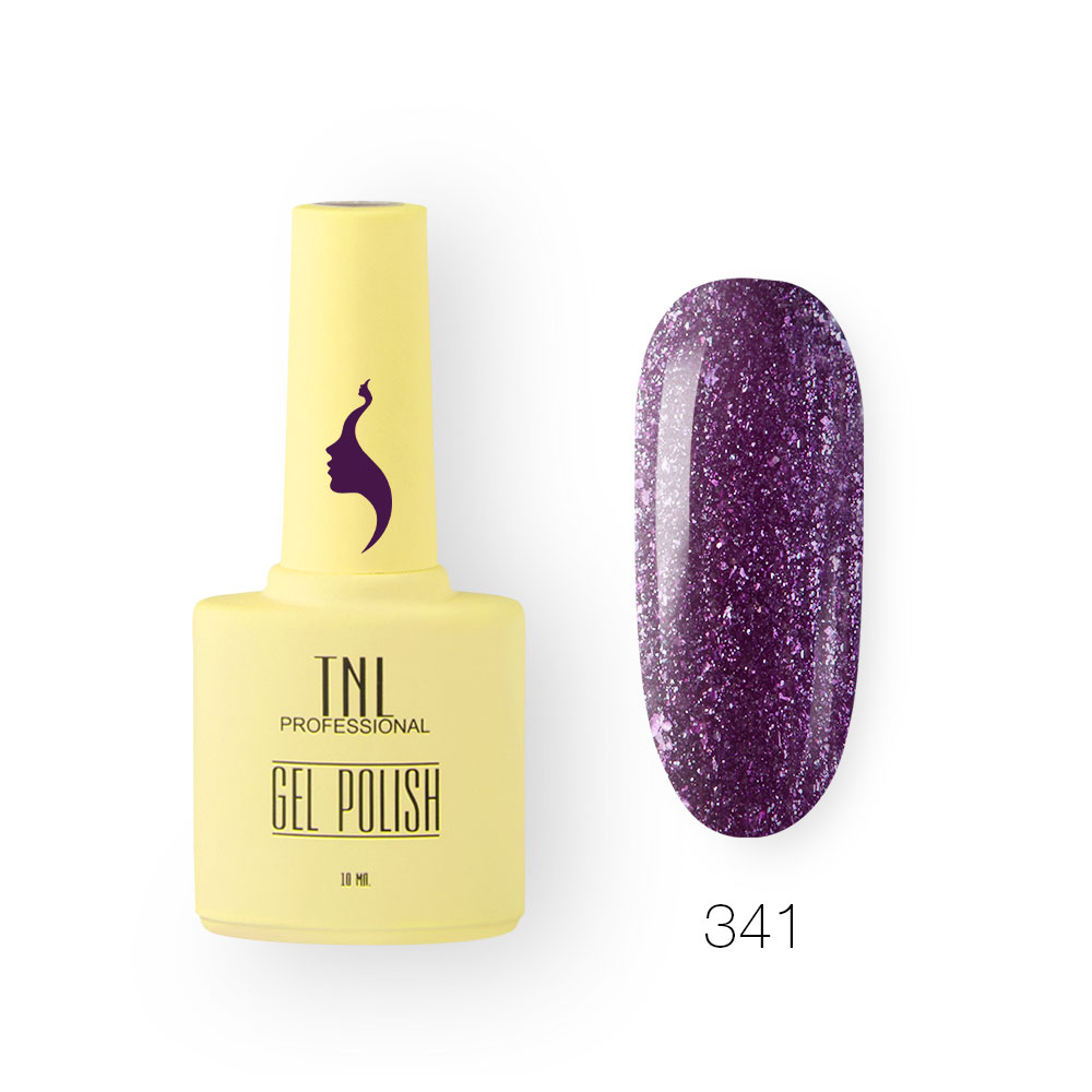 Гель-лак TNL 8 Чувств №341 – спелый инжир (10 мл.)