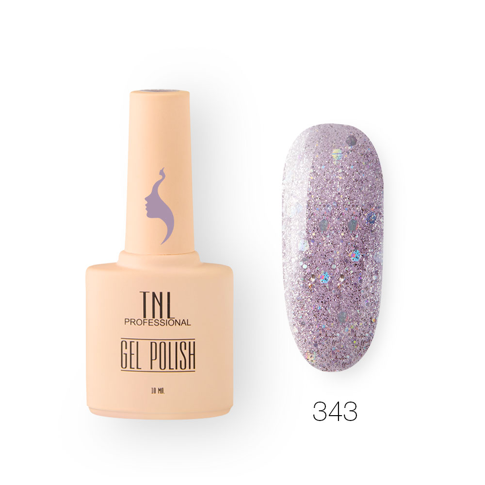 Гель-лак TNL 8 Чувств №343 – лиловая вспышка (10 мл.)