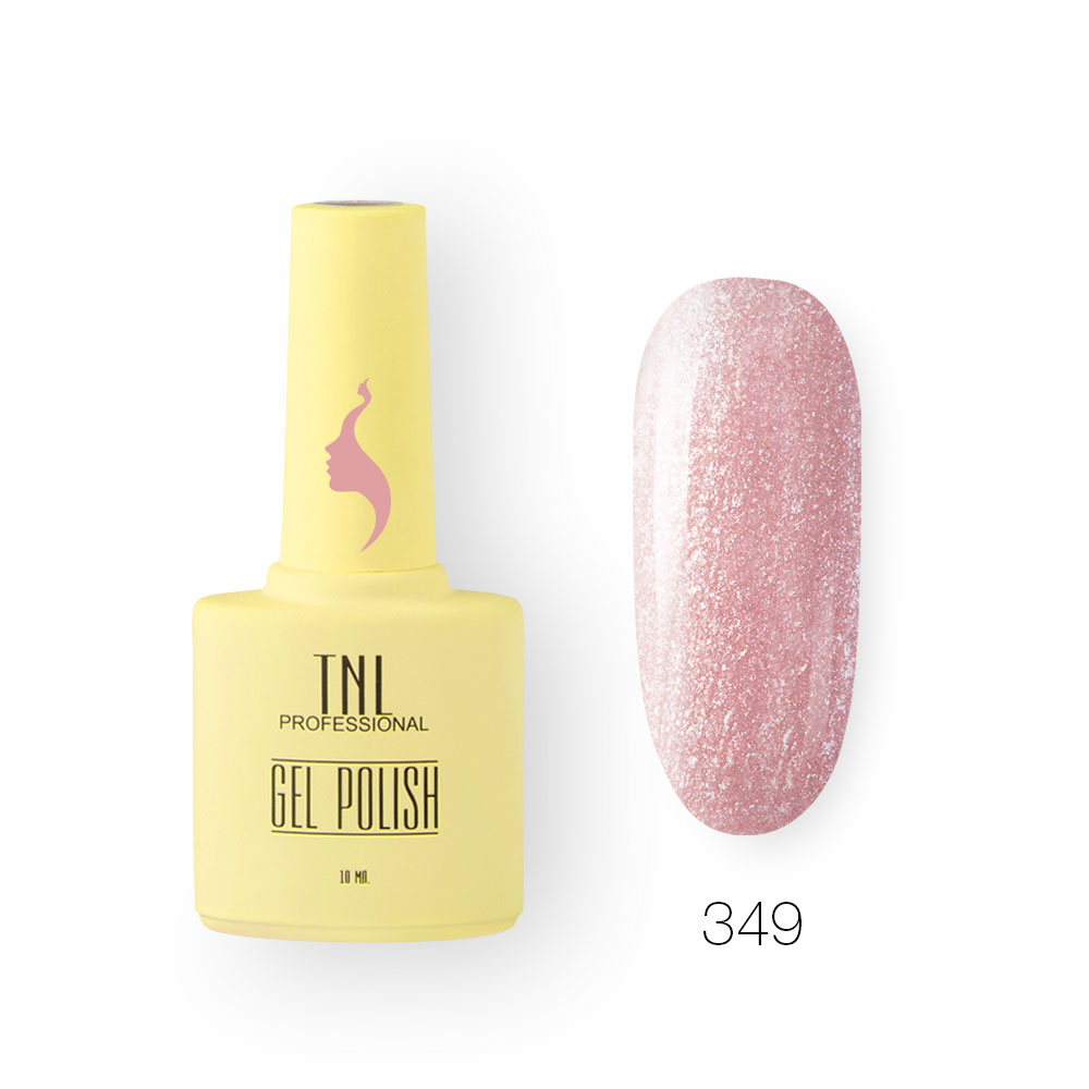 Гель-лак TNL 8 Чувств №349 – розовое золото (10 мл.)