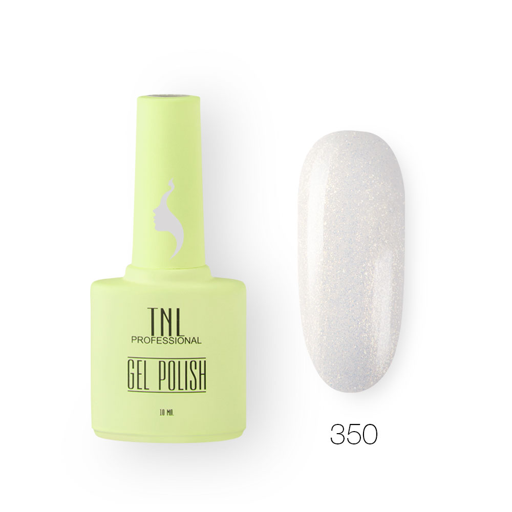 Гель-лак TNL 8 Чувств №350 – перламутровый снег (10 мл.)