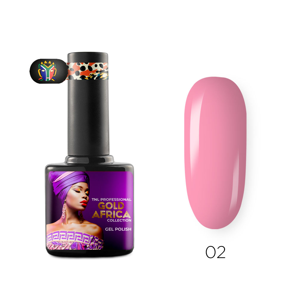 Гель-лак TNL Gold Africa №02 – Гордый фламинго (10 мл.)