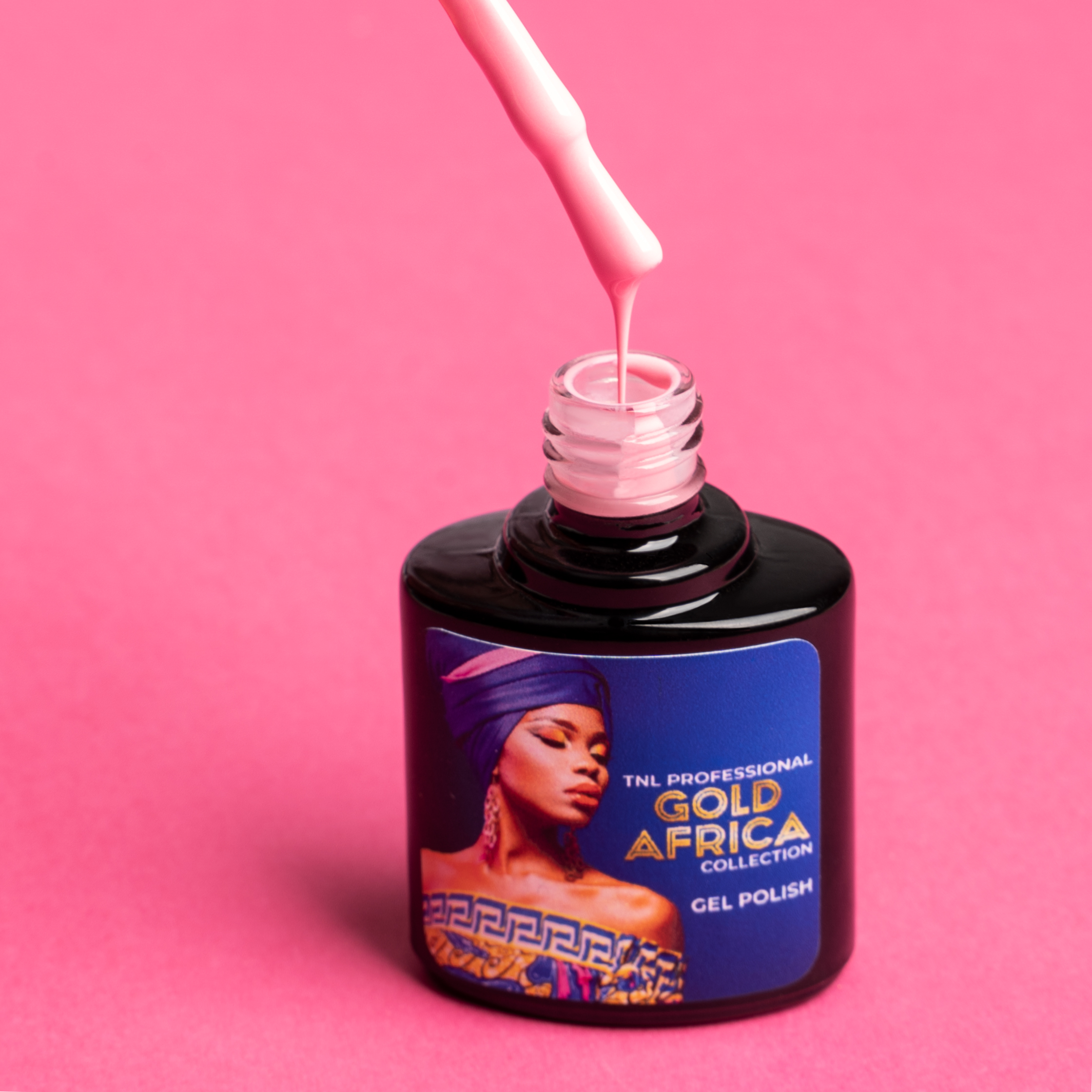 Гель-лак TNL Gold Africa №02 – Гордый фламинго (10 мл.)