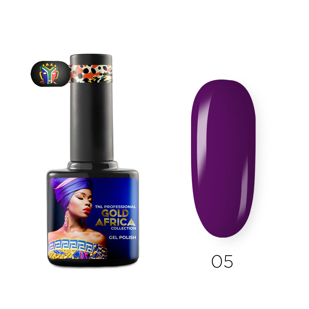 Гель-лак TNL Gold Africa №05 – Сахарная слива (10 мл.)