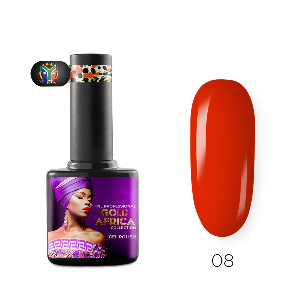 Гель-лак TNL Gold Africa №08 – Магический фрукт (10 мл.)