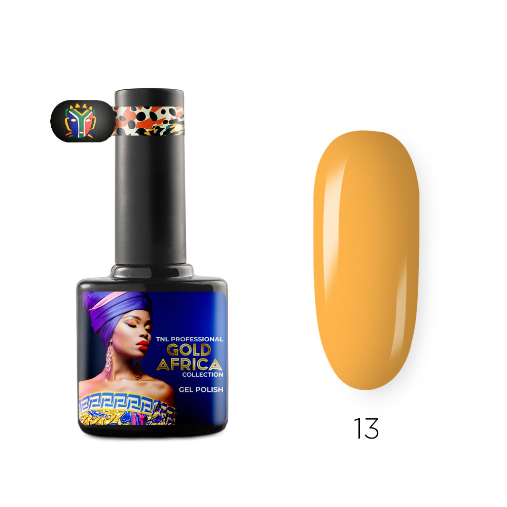 Гель-лак TNL Gold Africa №13 – Золотой рассвет (10 мл.)