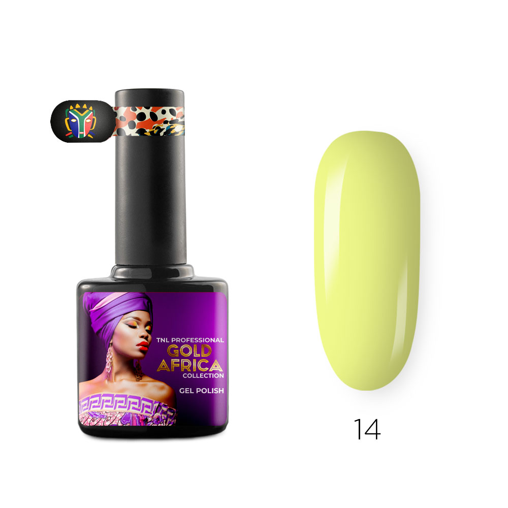 Гель-лак TNL Gold Africa №14 – Грациозный жираф (10 мл.)