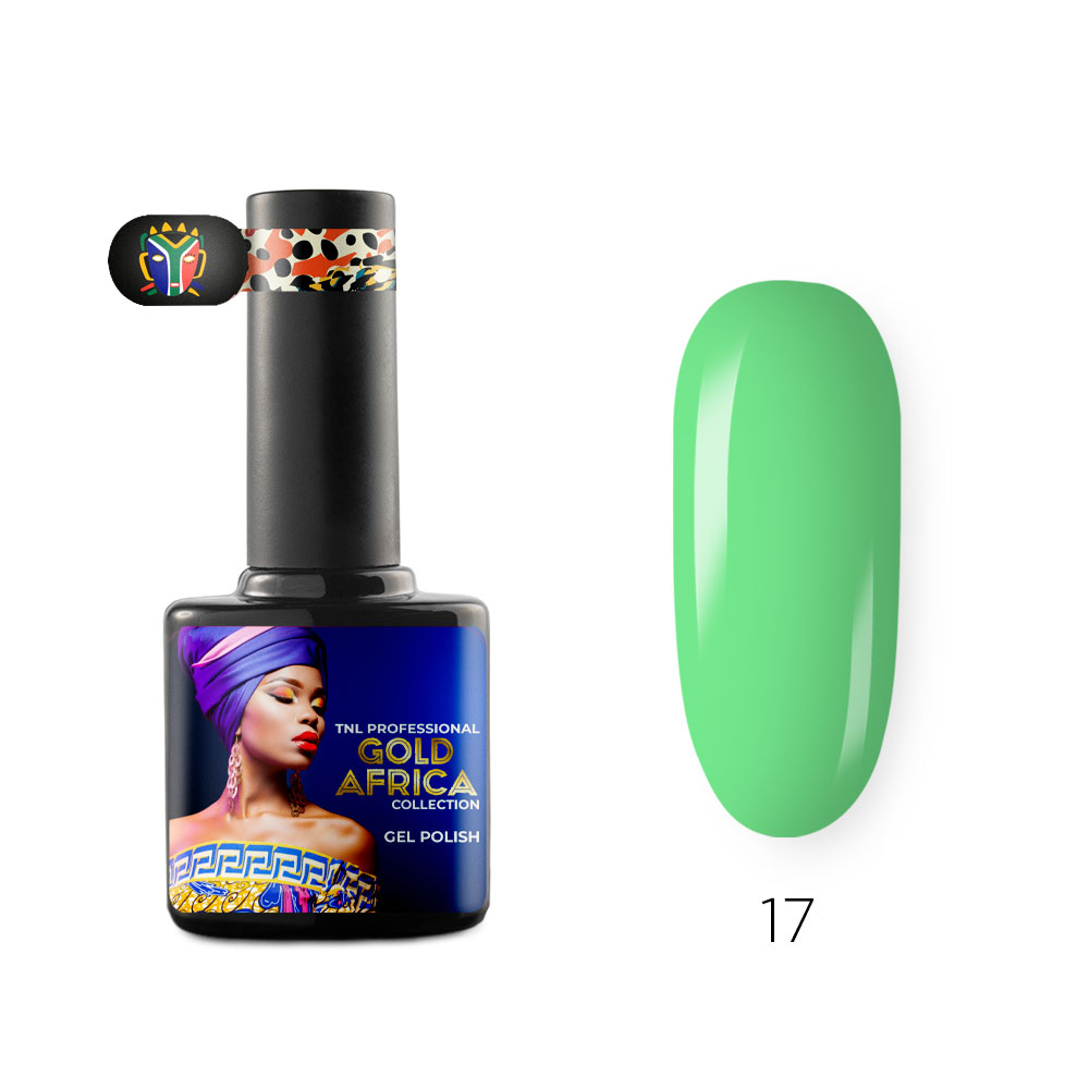 Гель-лак TNL Gold Africa №17 – Жаркие тропики (10 мл.)