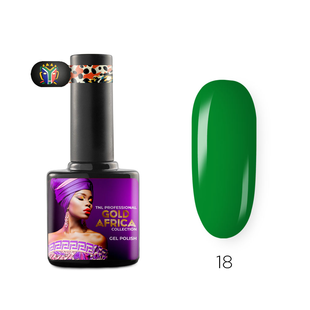 Гель-лак TNL Gold Africa №18 – Экзотическая пальма (10 мл.)