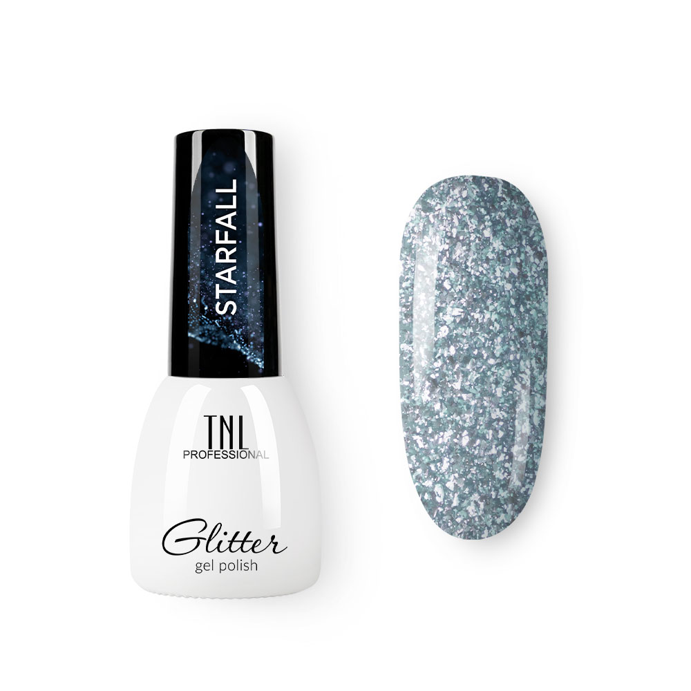 Гель-лак TNL Starfall №12 – Снежные хлопья (7 мл.)