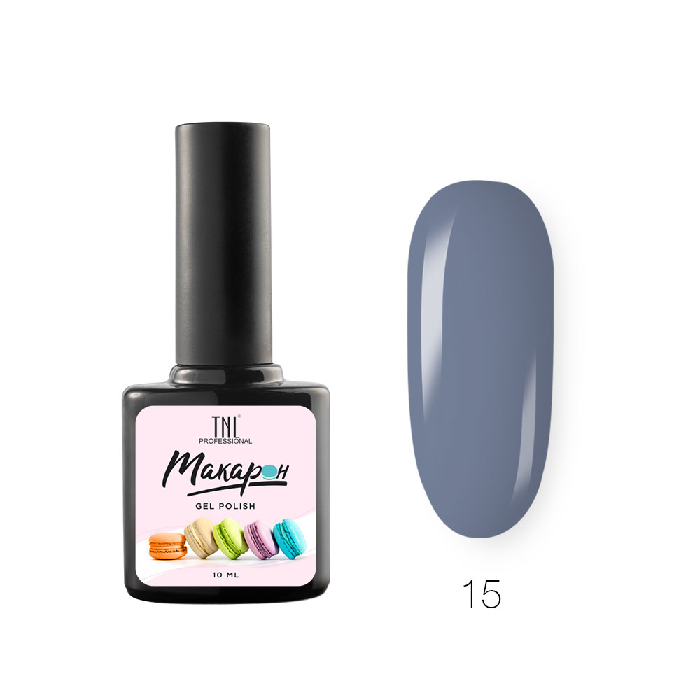 Гель-лак TNL Макарон №15 – Суфле с голубикой (10 мл)
