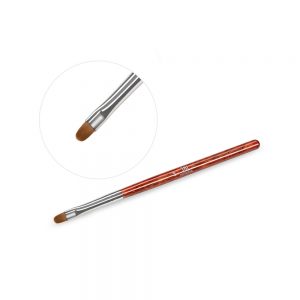 Кисть для геля "TNL" - закругленная №06 улучшенная в тубе