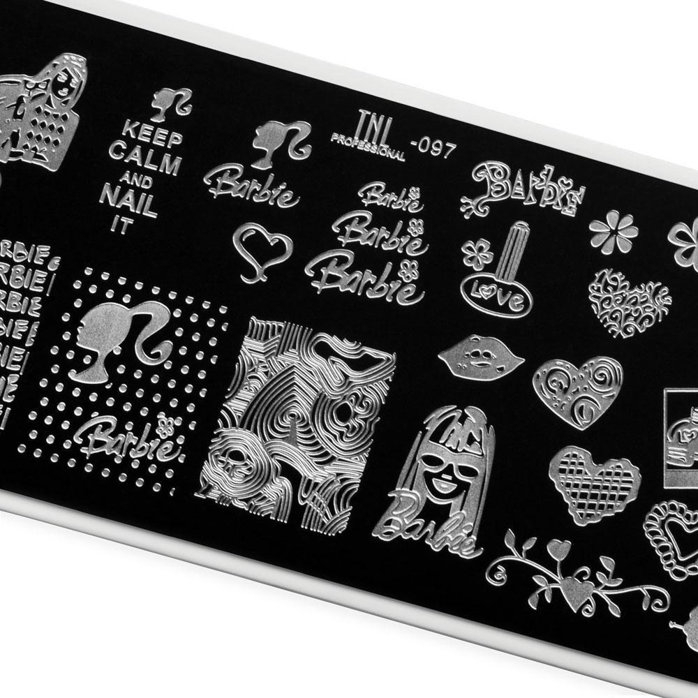 Пластина для стемпинга TNL Premium – barbie doll (097)