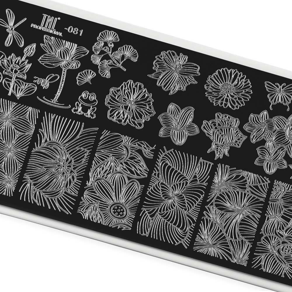 Пластина для стемпинга TNL Premium – florist (081)