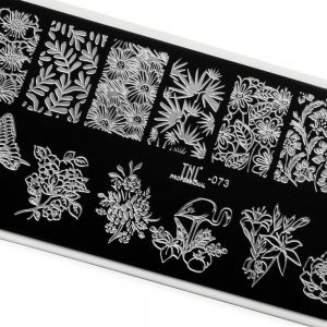 Пластина для стемпинга TNL Premium – flower`s mood (073)