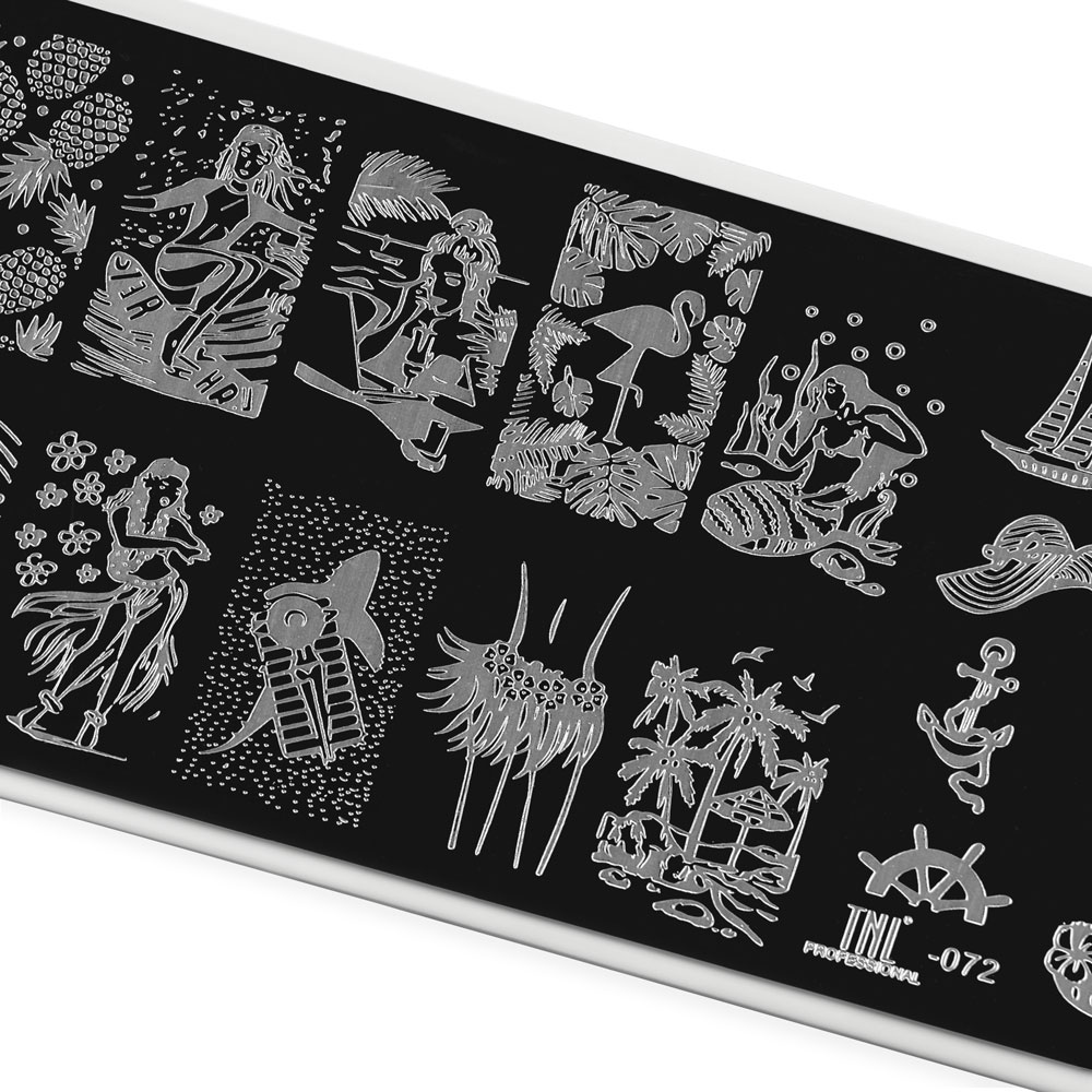 Пластина для стемпинга TNL Premium – hawaii (072)