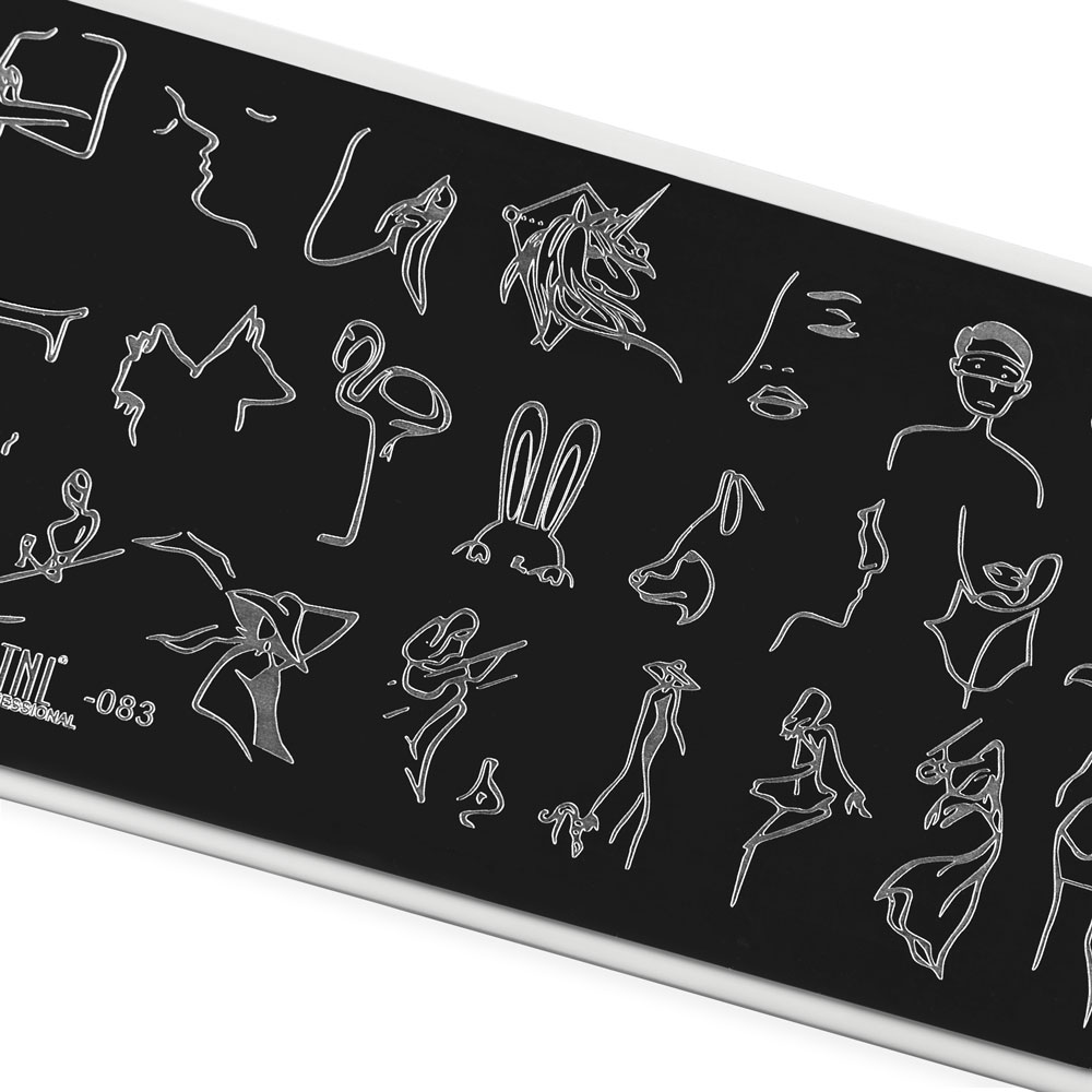 Пластина для стемпинга TNL Premium – minimalistic (083)