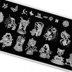 Пластина для стемпинга TNL Premium – woman flower (095)