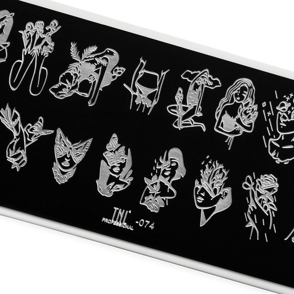 Пластина для стемпинга TNL Premium – women`s mood (074)