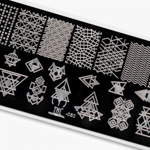 Пластина для стемпинга TNL Premium – абстракция и геометрия (50)