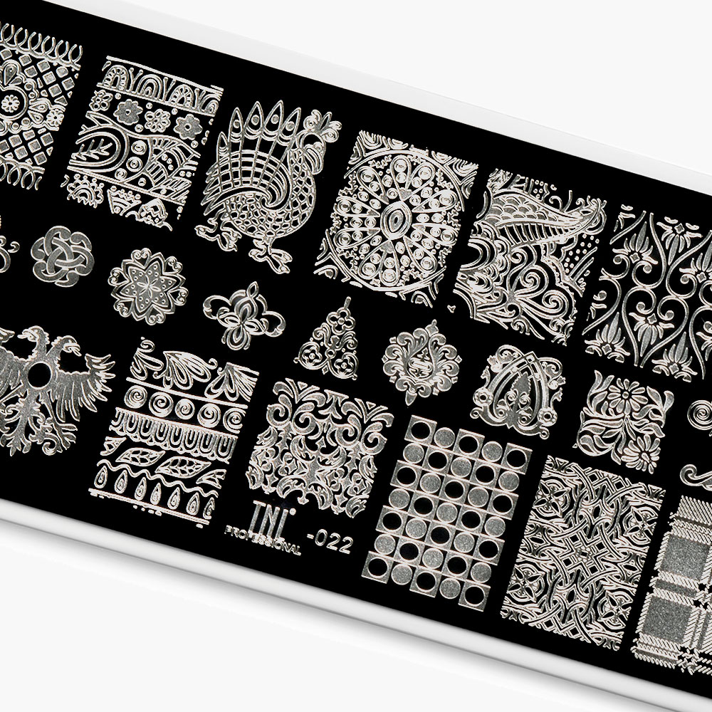 Пластина для стемпинга TNL Premium – восточные орнаменты (22)