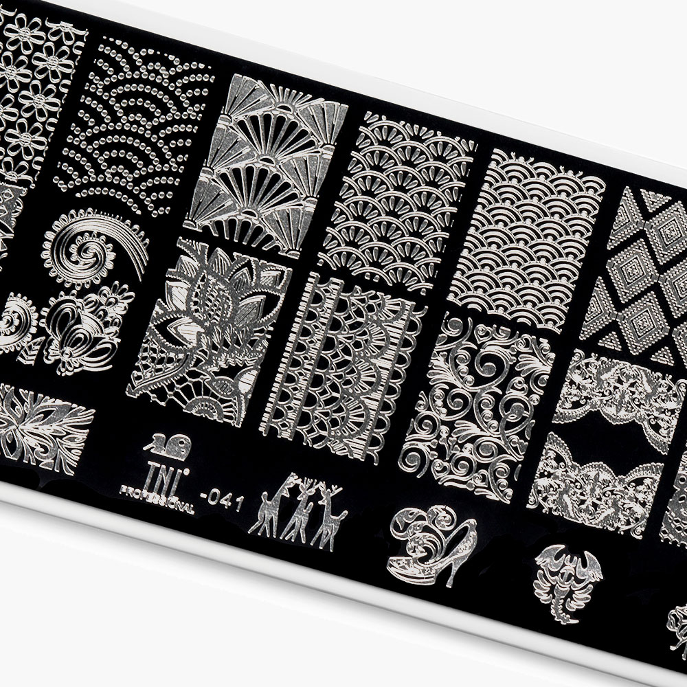 Пластина для стемпинга TNL Premium – гипюр (41)