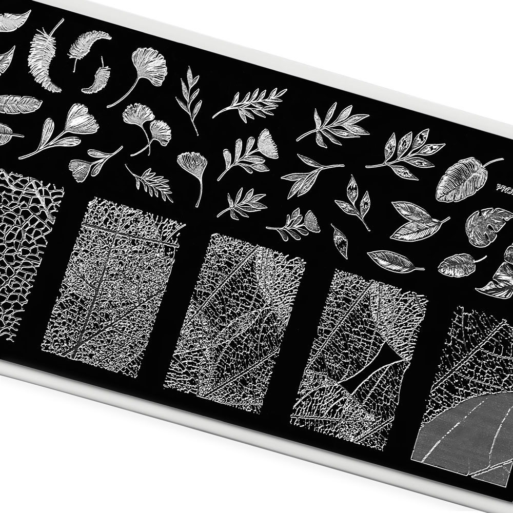 Пластина для стемпинга TNL Premium – грация растений (129)