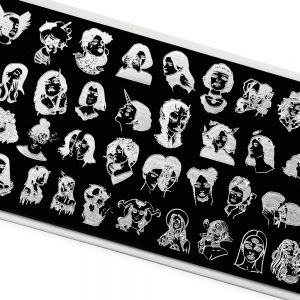 Пластина для стемпинга TNL Premium – девушка из сказки (115)