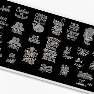 Пластина для стемпинга TNL Premium – девчачье настроение (59)