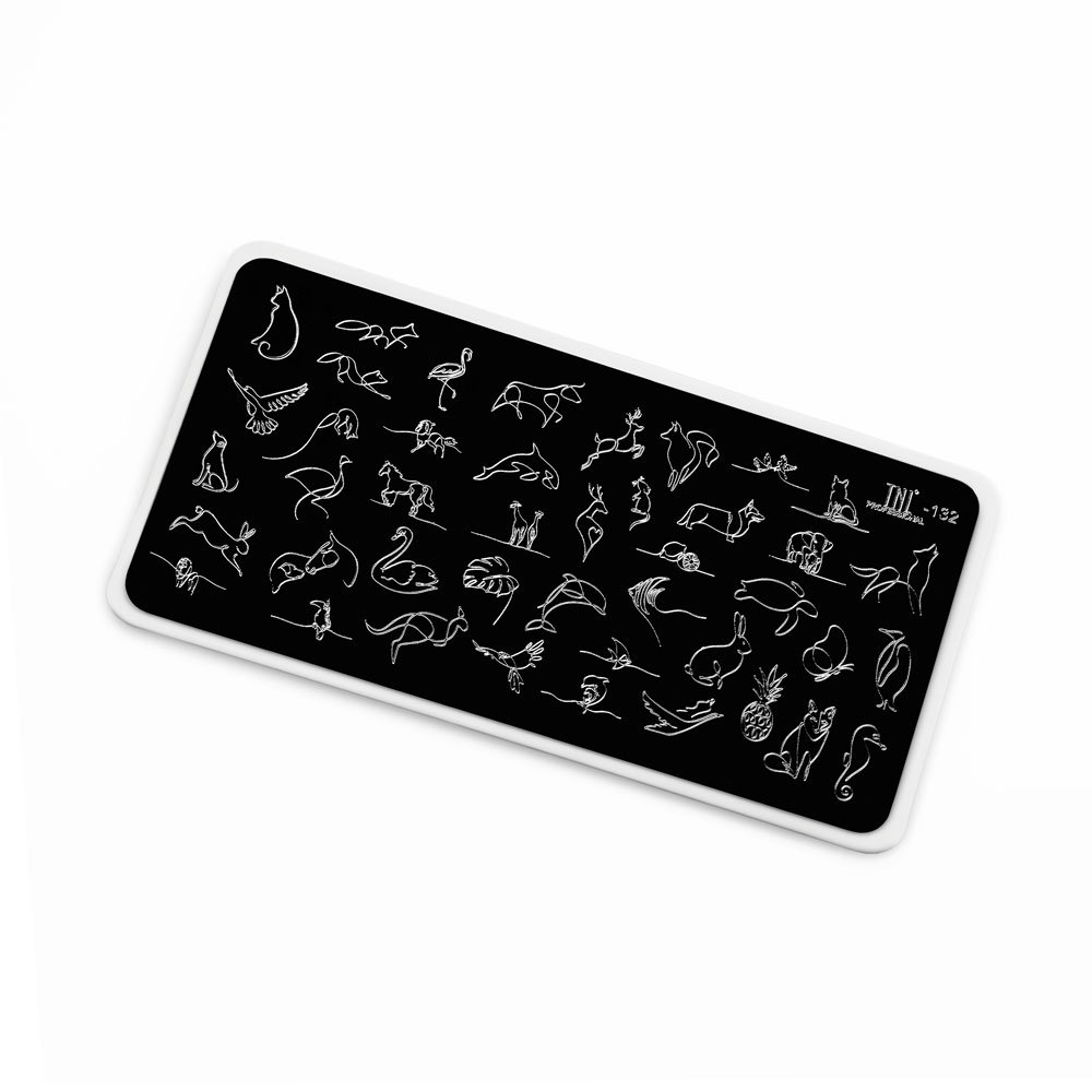 Пластина для стемпинга TNL Premium – животные (132)