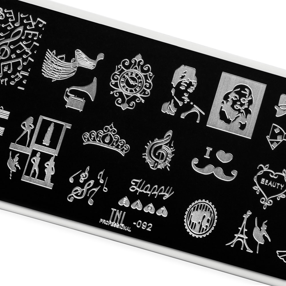 Пластина для стемпинга TNL Premium – жизнь прекрасна (092)