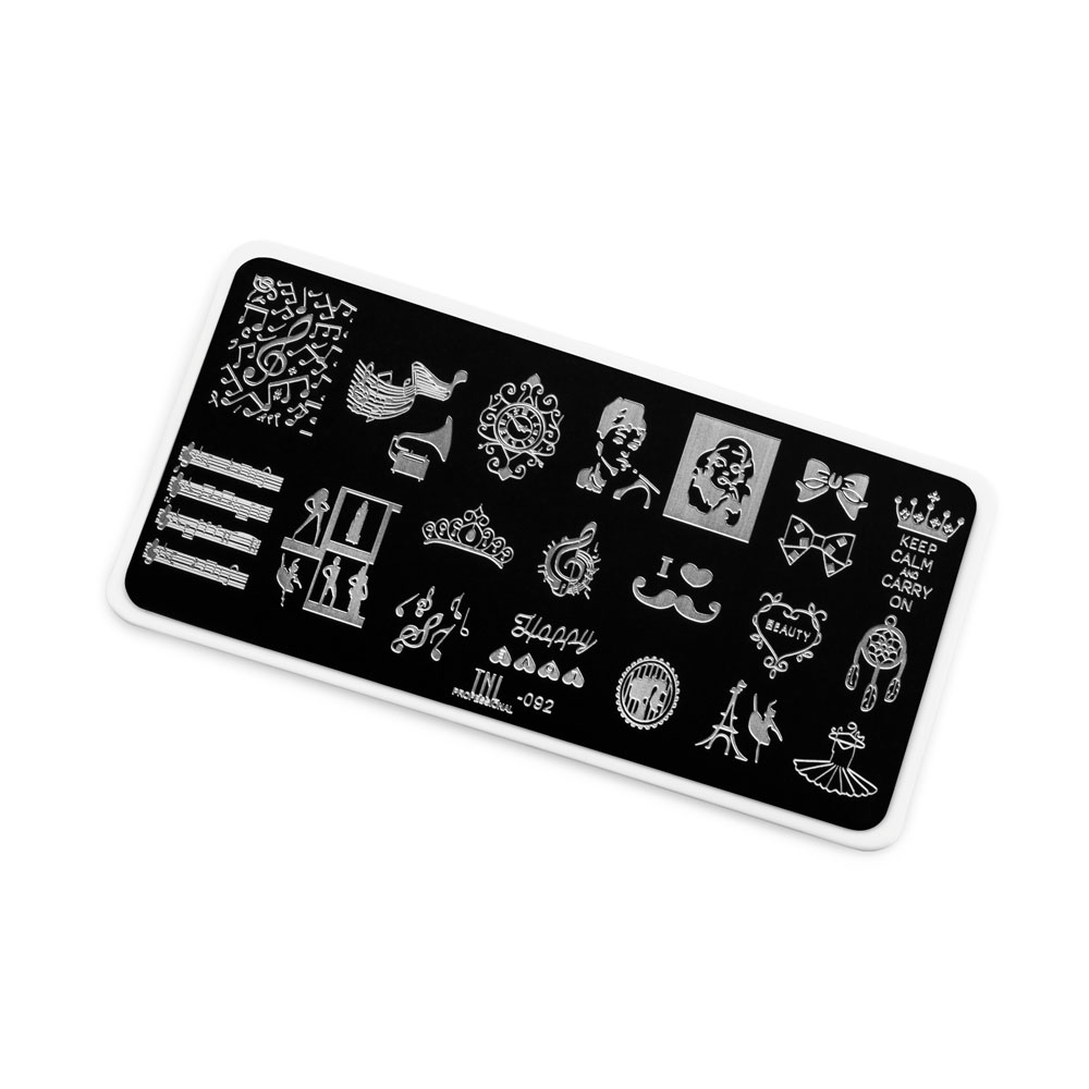 Пластина для стемпинга TNL Premium – жизнь прекрасна (092)