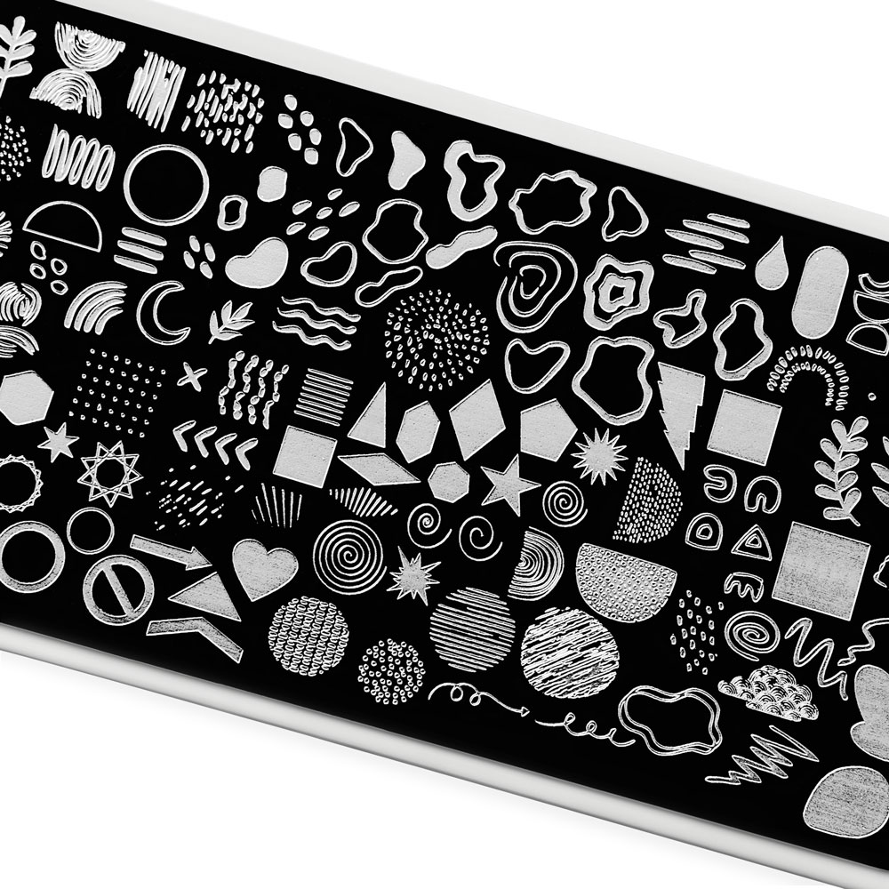 Пластина для стемпинга TNL Premium – загадочное послание (114)