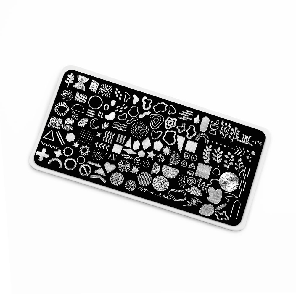 Пластина для стемпинга TNL Premium – загадочное послание (114)