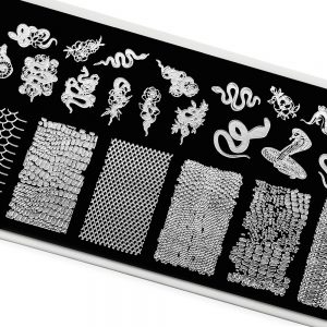 Пластина для стемпинга TNL Premium – змеиная хитрость (120)