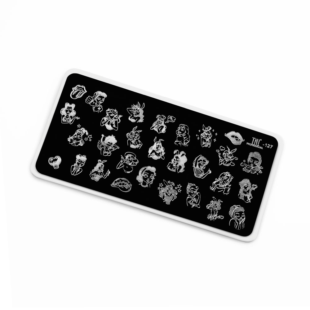 Пластина для стемпинга TNL Premium – игривое настроение (127)