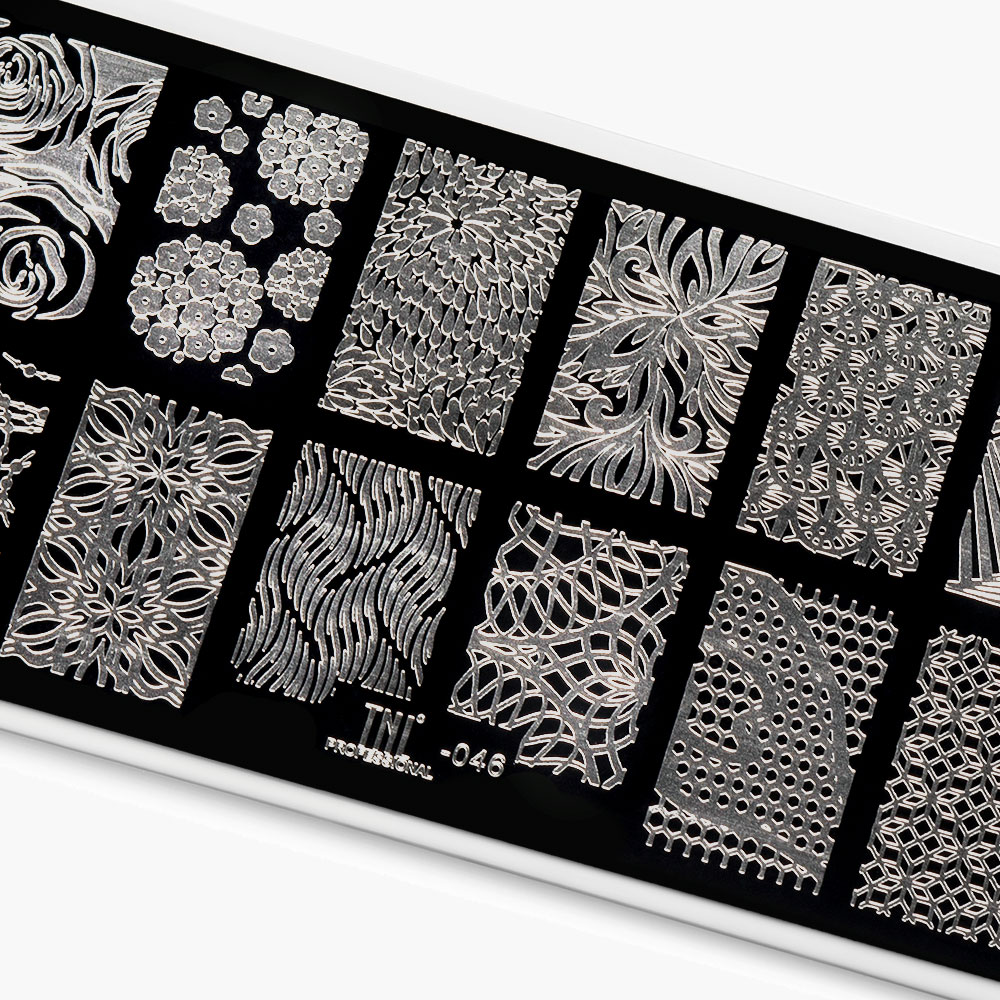 Пластина для стемпинга TNL Premium – кружевное (46)