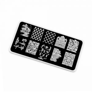 Пластина для стемпинга TNL Premium - лебединое озеро (17)