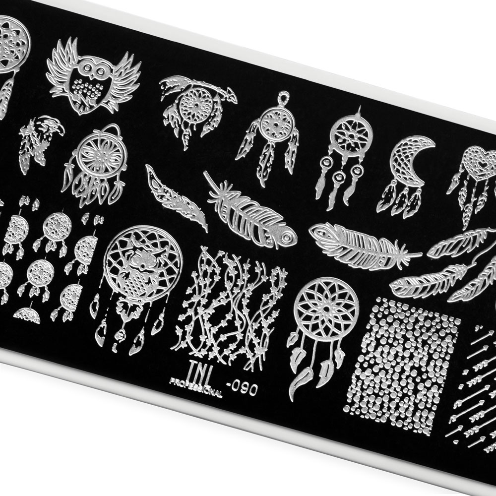 Пластина для стемпинга TNL Premium – ловцы снов (090)