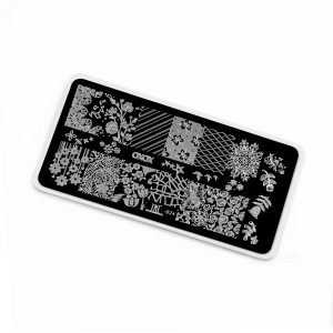 Пластина для стемпинга TNL Premium - мелодия цветов (24)