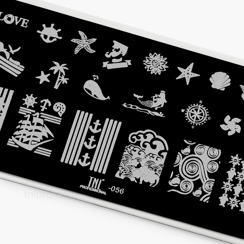 Пластина для стемпинга TNL Premium – морские истории (56)