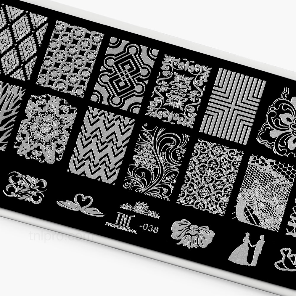 Пластина для стемпинга TNL Premium – нежность (38)