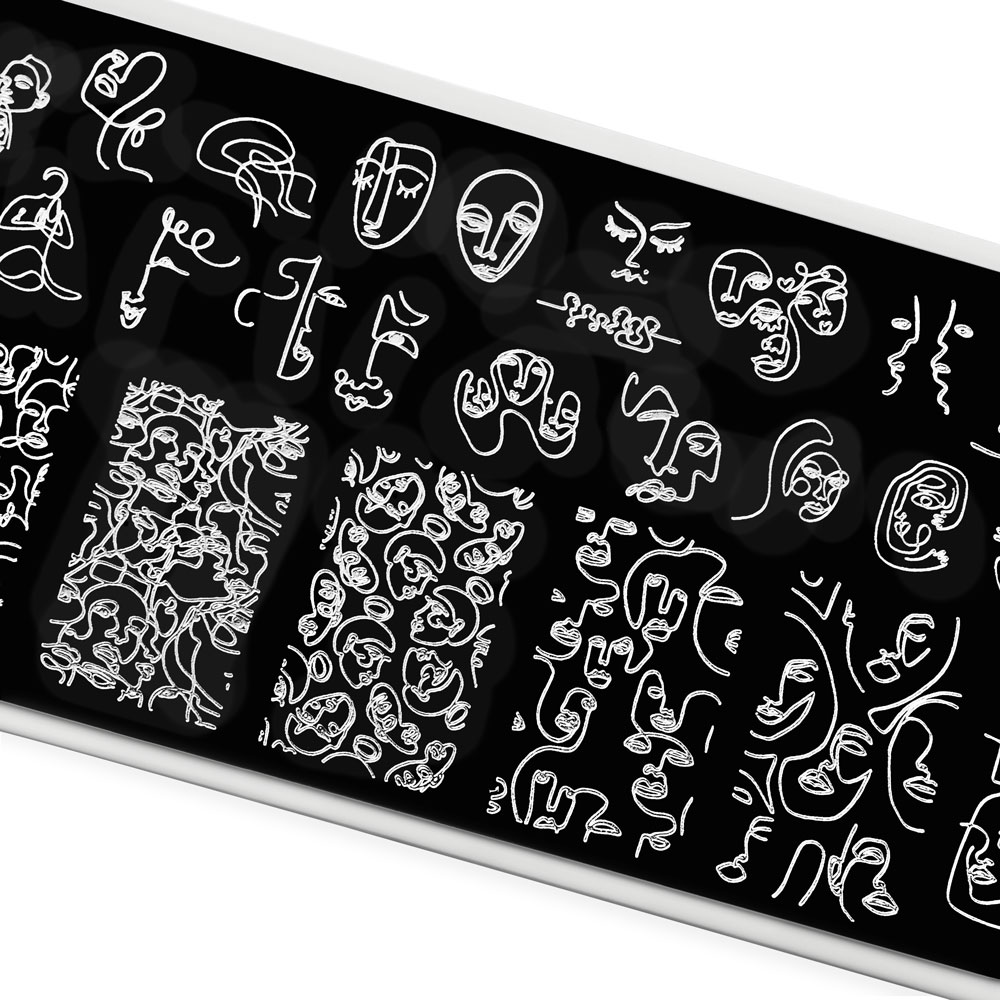 Пластина для стемпинга TNL Premium – обольстительная фигура (122)