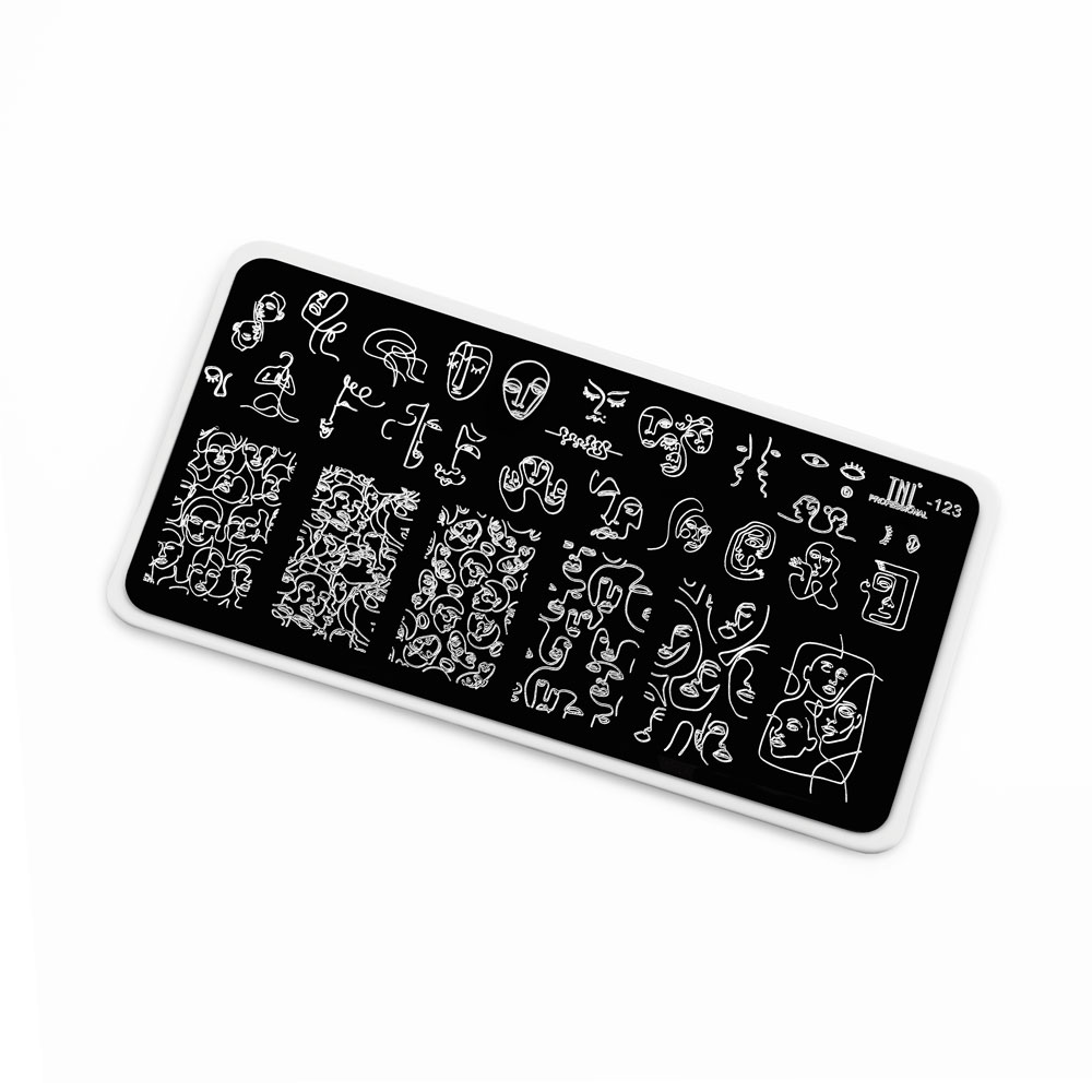 Пластина для стемпинга TNL Premium – обольстительная фигура (122)