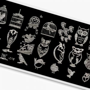 Пластина для стемпинга TNL Premium – пение птиц (15)