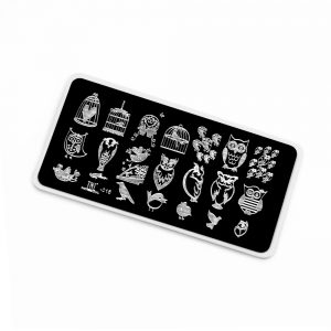 Пластина для стемпинга TNL Premium - пение птиц (15)