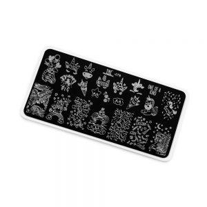 Пластина для стемпинга TNL Premium - сказочный единорог (078)