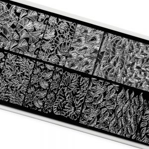 Пластина для стемпинга TNL Premium – сказочный лес (128)