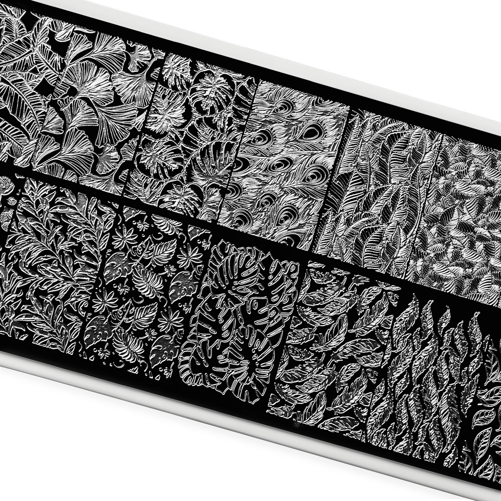 Пластина для стемпинга TNL Premium – сказочный лес (128)