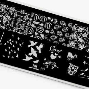 Пластина для стемпинга TNL Premium – сладость любви (51)