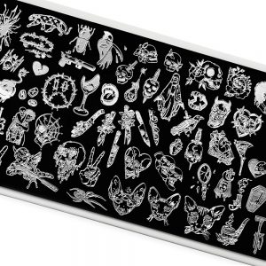 Пластина для стемпинга TNL Premium – темные чары (117)